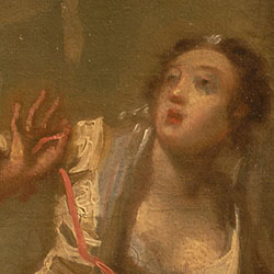 Detail from Joseph Highmore, The Angel of Mercy