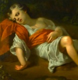 Detail from Joseph Highmore, Hagar and Ishmael, 1746, Foundling Museum